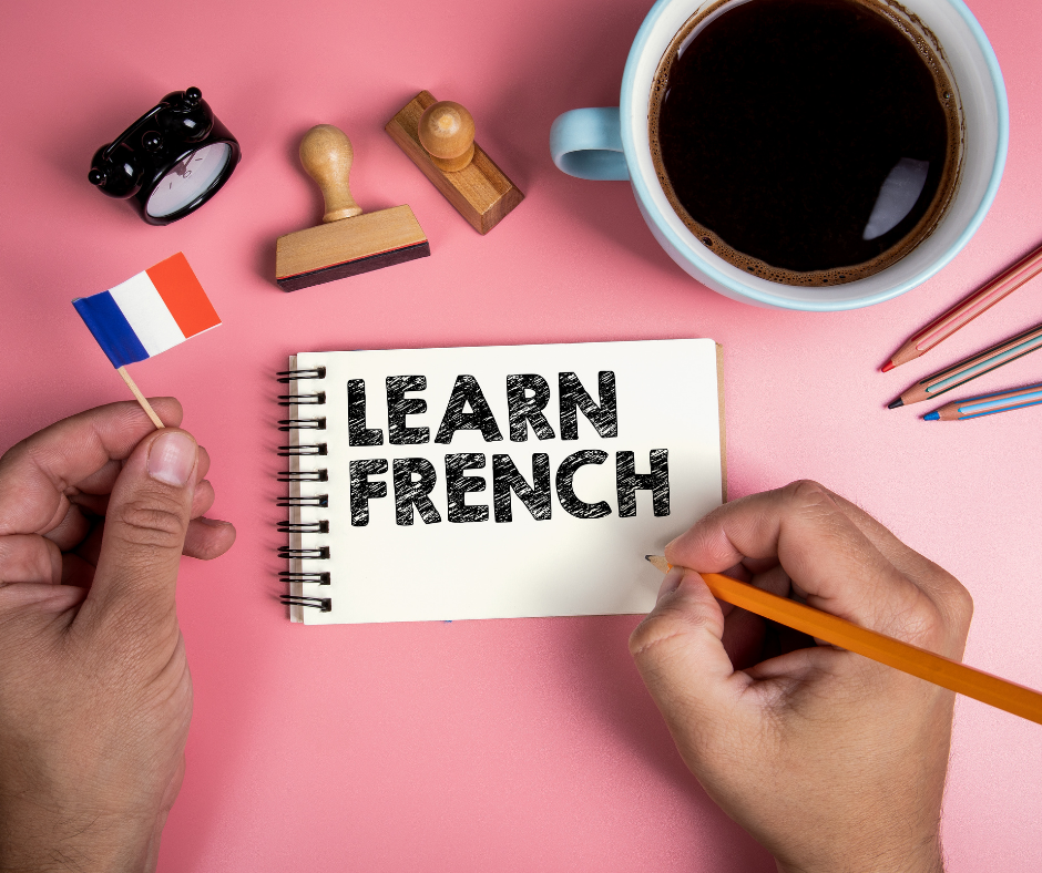 French lessons. Learn French. French Learning Wallpaper. French Learning illustration. Learn French with pictures.